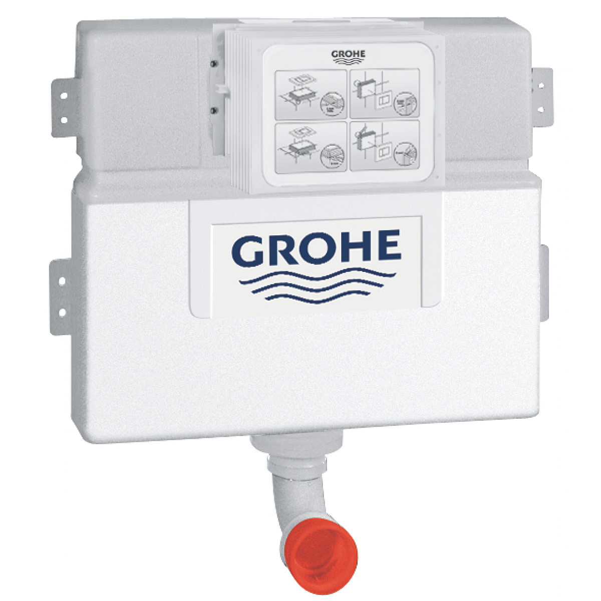 Grohe 38422 藏牆水箱 (6-9L可調/低噪音)